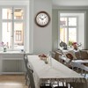 45MinST 12 Inches Retro Wall Clock,Day of The Week Wall