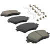 QUALITY-BUILT Black Series Ceramic Front Brake Pads (1003-2493C) Compatible with