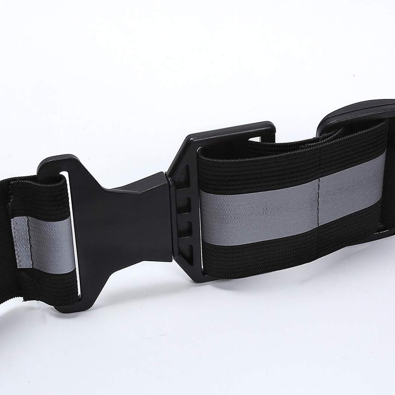 A-SAFETY 7 Color Reflective Taski Belt, High Brightness Reflective, Buckle