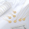 VIROMY Delicate Gold Necklace for Women 14K Gold Plated Flower