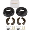 Golf Cart Brake Drums Shoes Spring Kits Compatible with Yamaha