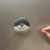 ayodixn Cat Whiskers Collection,Cat Memorial Fridge Magnet,Handmade Wool Cat's Nose