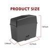 GKmow 1 Pack Car Trash Can with Lid, 8.2" x