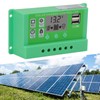 Green PWM Solar Charge Controller LCD Large Screen Display Photovoltaic