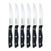 Farberware Triple Riveted Steak Knife Set, 6-Piece, High-Carbon Stainless Steel