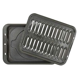 GE WB48X10056 Large Broiler Pan and Rack 12-3/4 x 16-1/2-Inch