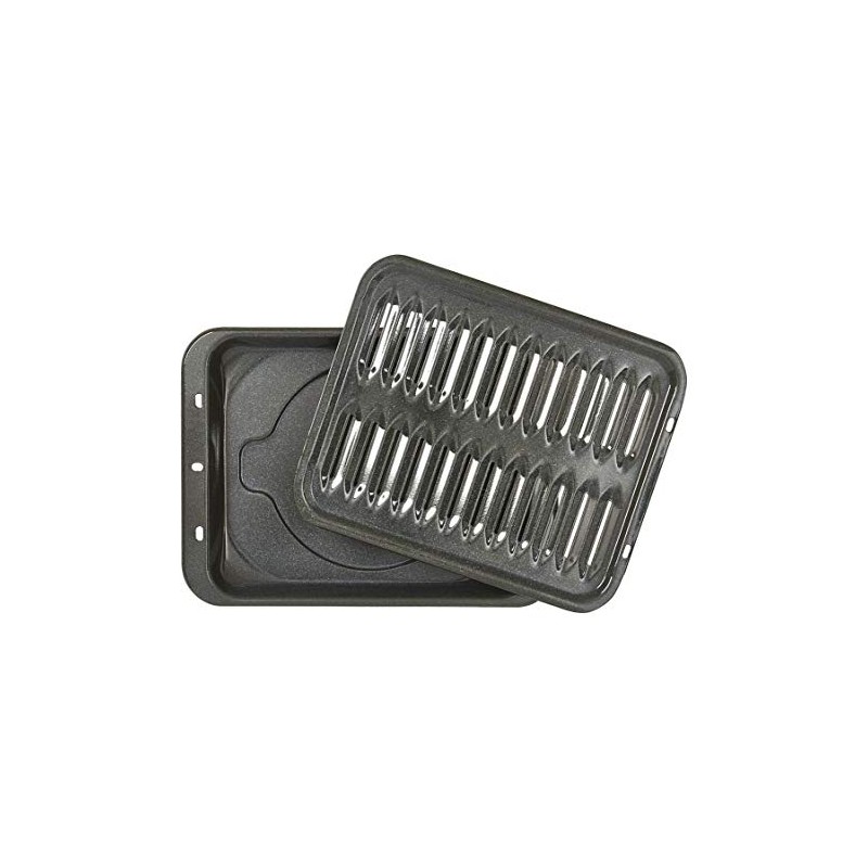 GE WB48X10056 Large Broiler Pan and Rack 12-3/4 x 16-1/2-Inch