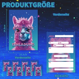 Sugeru® Children's Birthday Invitation Cards with Catch Ball Design, Birthday Invitations for Young Girls, Anime Cartoon Invitation Cards Birthday, Gamer Teenager Party Invitations (D-SET)