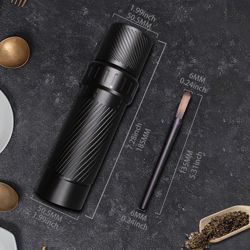 Homnoble Professional Pepper Mill, Metal High Performance Pepper Mill Heavy