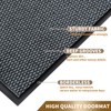 Yimobra Front Door Mat Outside Entrance, All-Season Waterproof Welcome Matt