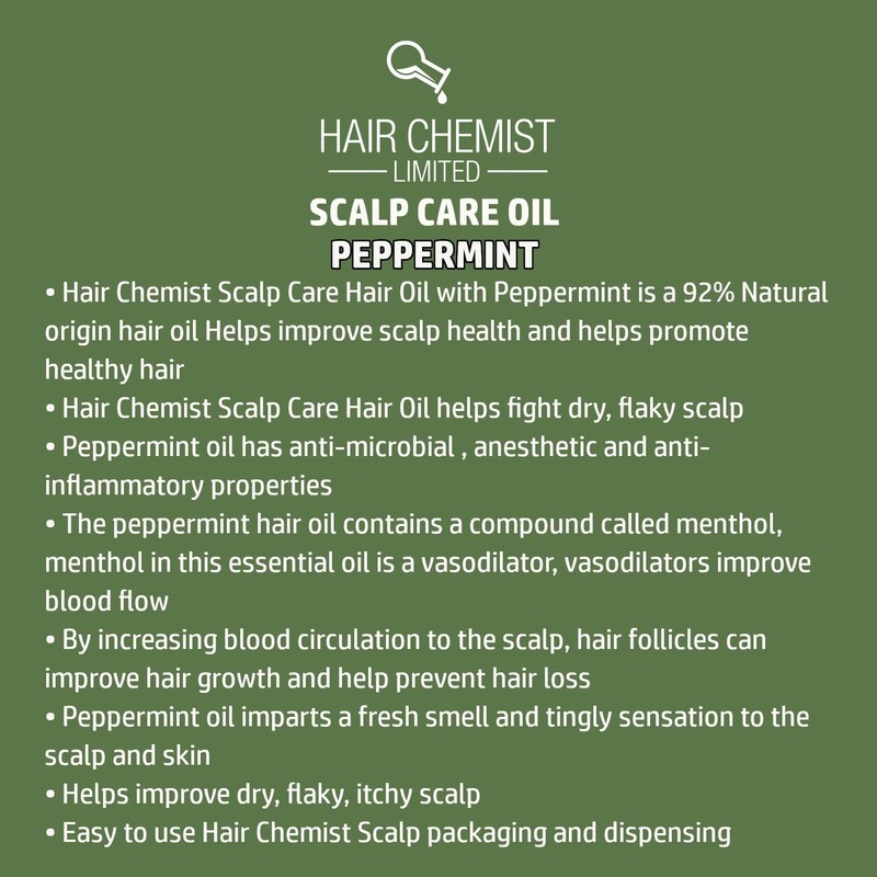 Hair Chemist Scalp Care Hair Oil with Peppermint Oil 2.5