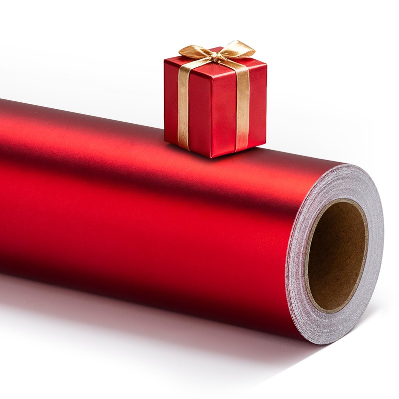 RJVW Gift Wrapping Paper, Gift Wrapping Paper Rolls, Holiday Solid