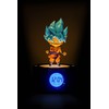 TEKNOFUN Goku Luminous Dragon Ball Super Alarm Clock, Blue /