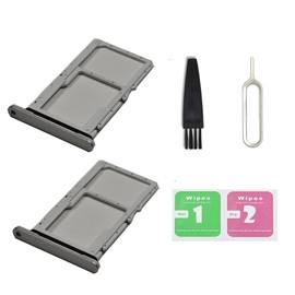 2 PCS for Galaxy Tab A9 Plus 11.0 2023 Single SIM Card Tray Replacement, Single SIM Card Slot Holder Compatible with Galaxy Tab A9 Plus 11.0 2023 (Silver)