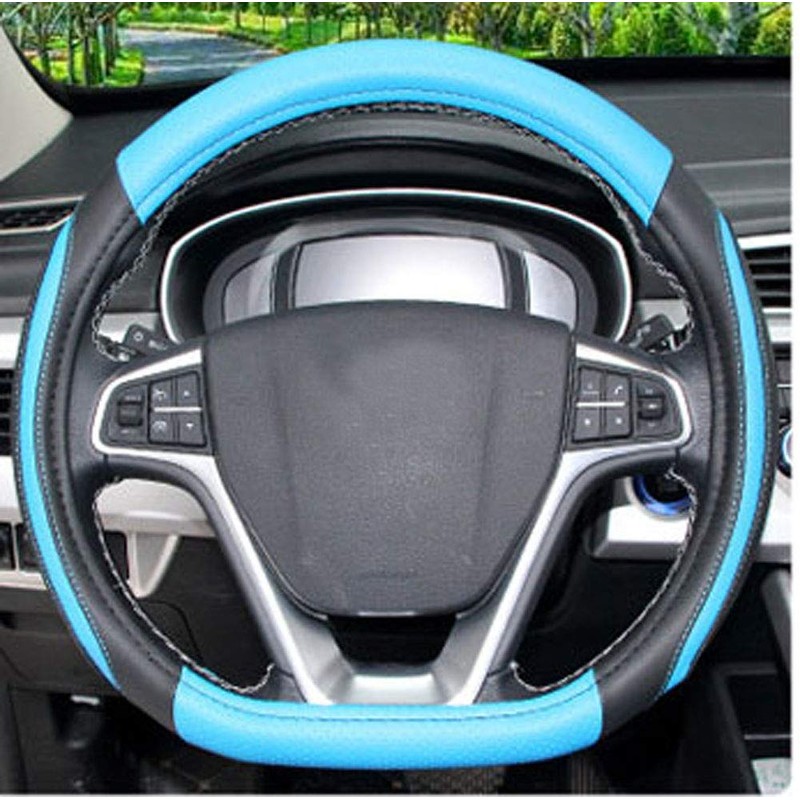 BuilLLin D Cut Steering Wheel Cover - D Shaped Flat