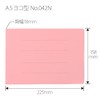 Plus Flat File Resin Jig A5 Horizontal Pink 10 Books