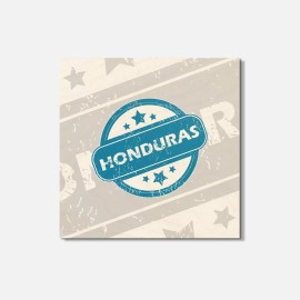 Unbranded Honduras Grunge 4'' X 4'' Square Wooden Coaster