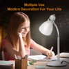 LEPOWER Metal Desk Lamp, Adjustable Goose Neck Table Lamp, Eye-Caring