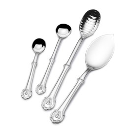 Wallace Napoleon Bee 4-Piece 18/10 Stainless Steel Assorted Spoon Set