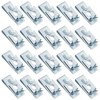 LT Easiyl Pack of 20 Galvanized Steel Narrow U-Clip Nuts