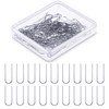 200 pcs High Temperature Nichrome Wire Jump Rings, 21 Gauge
