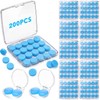 Relaxweex 200 Pcs Wax Earplugs Bulk Moldable Silicone Wax Earplugs