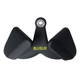BLUSLM LAT Pull Down Bar for Cable Machine, LAT Pulldown Attachments T-bar V-bar Cable Attachment for Gym, Back Tricep Strength Training Handle (BL02)