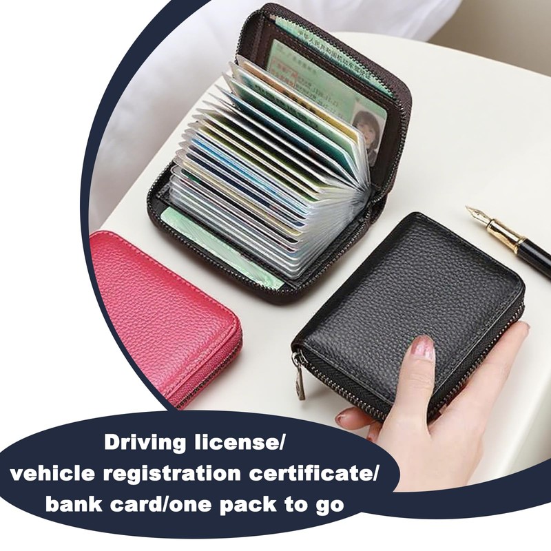 Credit Card Holder 20 Slots RFID Wallet for Men Women
