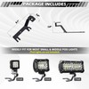 T-TOP WLS No-Drill A-Pillar Ditch Light Brackets for 2019-2026 GMC