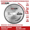 TCT26080T Saxton TCT Circular Wood Saw Blade 260mm x 80T
