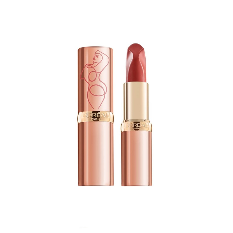 L'Oréal Paris Lippenstift mit samtigem Finish im intensiven Nude-Ton, Color