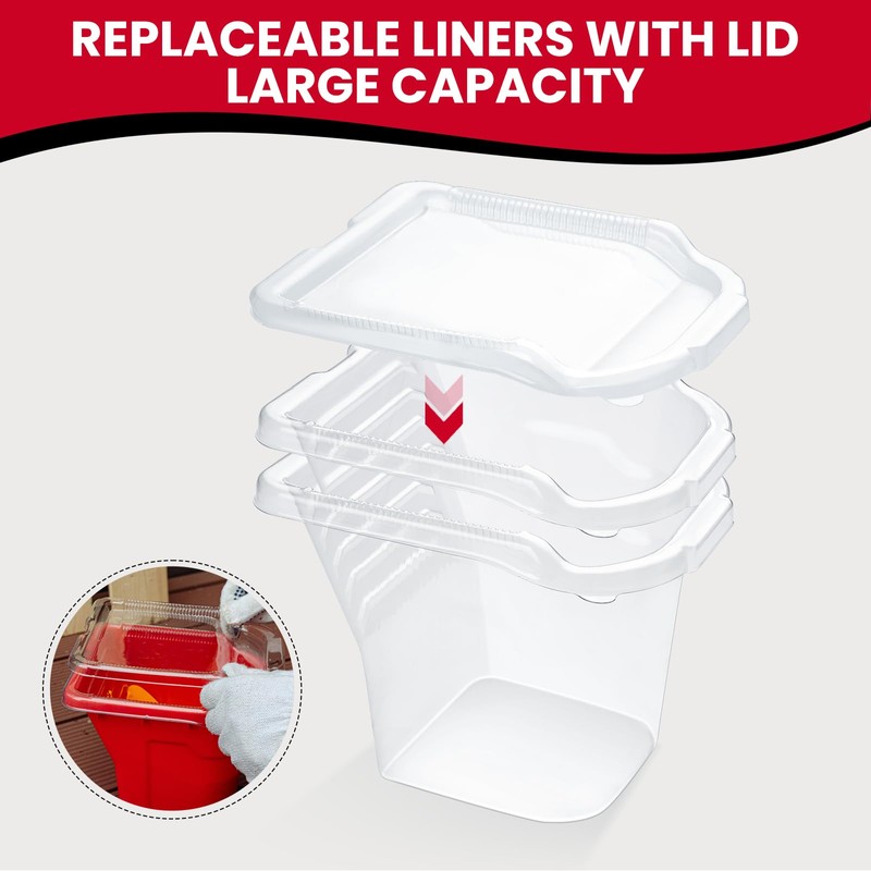 Mister Rui Hand Held Paint Bucket Kit 12 Pcs with