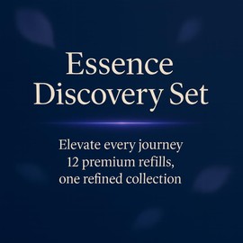 •Car Air Freshener Refill Liquid Set of 12 x 10 ML - Essence Discovery Set - Smart Car Air Freshener Refill - Car Fragrance Refill - Car Diffuser Refill