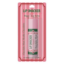 Lip Smacker Bálsamo labial Biggy para vacaciones, hidratante, nostálgico, coleccionable, regalo divertido para las fiestas y relleno de calcetines, sabor a menta y chocolate