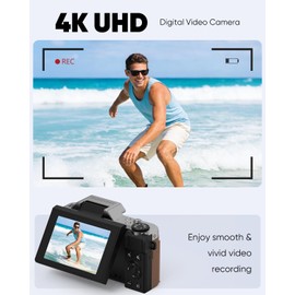 ORDRO 4K Digital Camera for Photography, 64MP Vlogging Camera for Vlogging