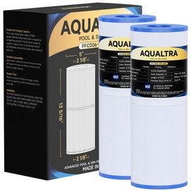 AQUALTRA Spa Filter Replaces Pleatco PRB25-IN, Unicel C-4326, Guardian 413-106, Filbur FC-2375, FC-2370, 3005845, 17-2327, 100586, 33521, 25392, 817-2500 Drop in Hot Tub Filter 2 Pack