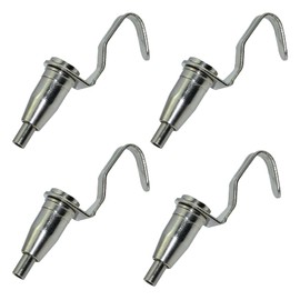 4 Pcs Picture Rail Hooks Wire Hooks Hanging Hardware Hooks Hanger Universal Picture Hooks for Picture Display Wall