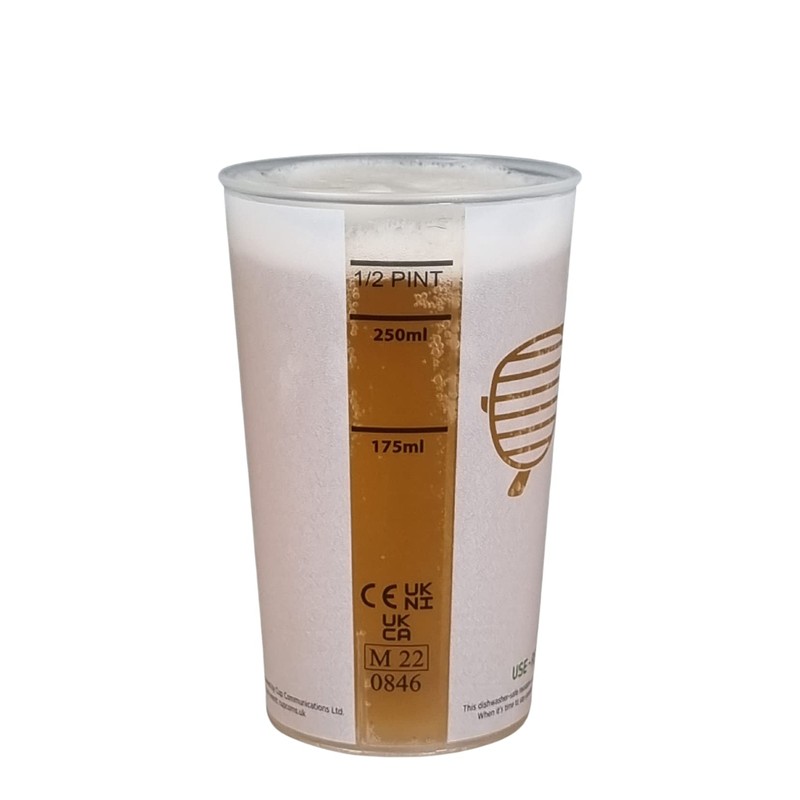 AIOS Pack of 5 Versatile Stackable Drinking Cups. Capacity 350ml.