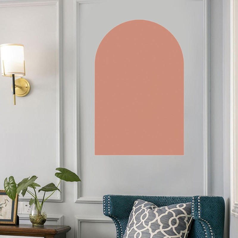 Qianly Boho Arch Wall Sticker PVC Wallpaper Arch Wall Decal