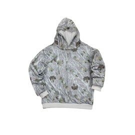 SOLY HUX Women's Camo Hoodies Long Sleeve Shirts Drop Shoulder Loose Hooded Sweatshirts Streetwear Green Camo Medium