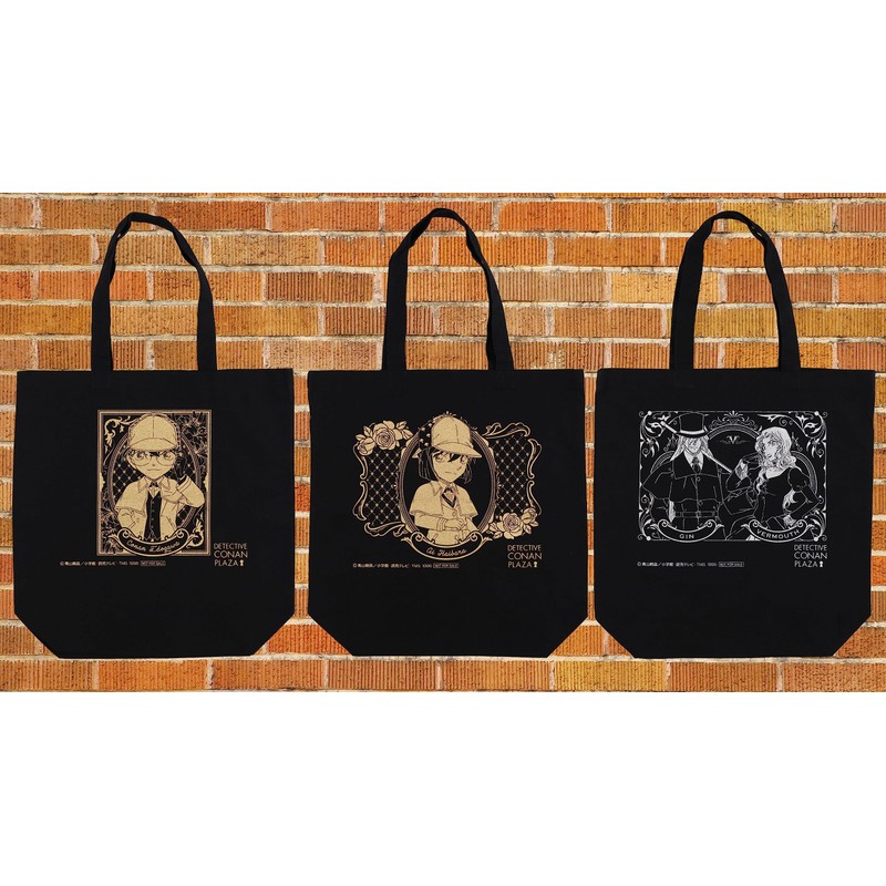 Detective Conan Plaza Limited Original Black Tote Bag Ai Haibara