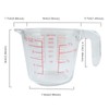 Measuring Cups Glass 350ml Measuring Cups, Multi-Purpose Liquid Measuring Cups