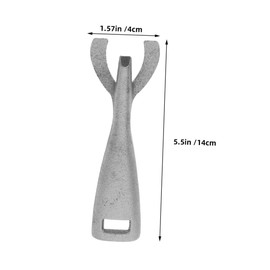 NOLITOY 2PCS Cast Iron Gripper Tongs for Steak and Hot Plates BBQ Grill Accessories for Fajita Platters and Frying Pans Versatile Cooking Tool for Enhanced Grilling Experience