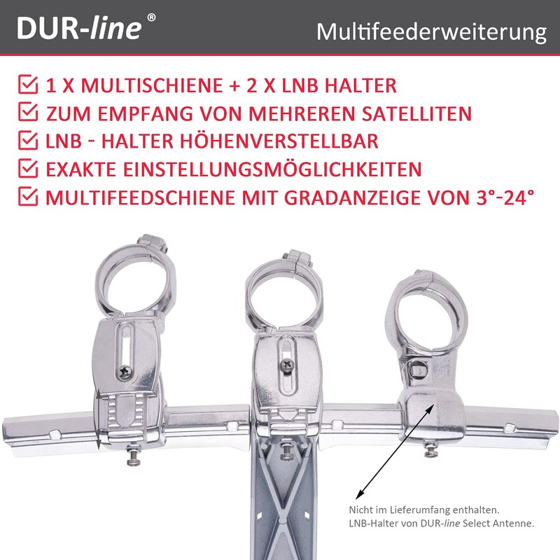 DUR-line Multi Select 2H2 Multifeeder Extension, 1 x Rail +