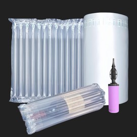 LiWNYRK Large Bubble Cushioning Wrap for Packing Moving Supplies, 13.7 in*262 ft Heavy Duty Packing Materials for Fragile Items, Inflatable Air Pillows for Shipping Boxes Filler Packaging Supplies