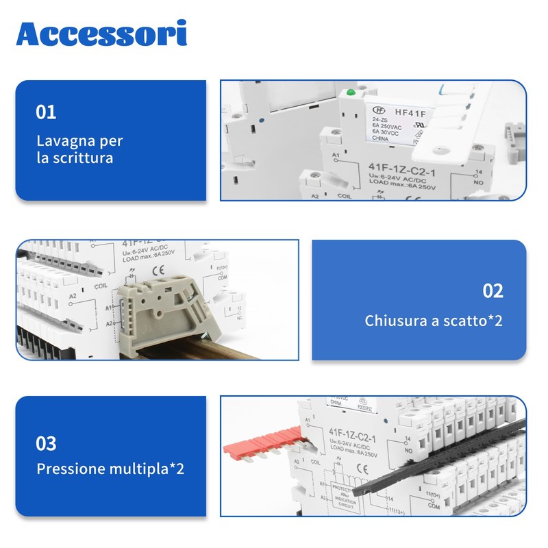 ReleyWell 24 V Relay for DIN Rail, 6 A 250