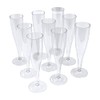 20 x one piece plastic champagne flute / glass -