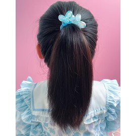 GFun Hair Tie, Hair Accessory, Ball, Butterfly, Children, Small, Hair Ornament, Bonbon, Hair Arrangement, Recitals, Kindergarten Entrance Ceremony, 2-Piece Set, Pink