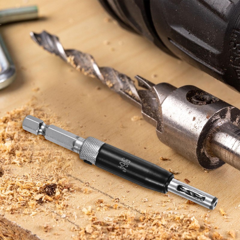 HARFINGTON Self Centering Drill Bit Set 7/64", 1/4" Hex Shank
