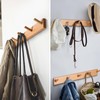 evory 2 Pack Coat Rack Wall Mount, 17 Inch Coat